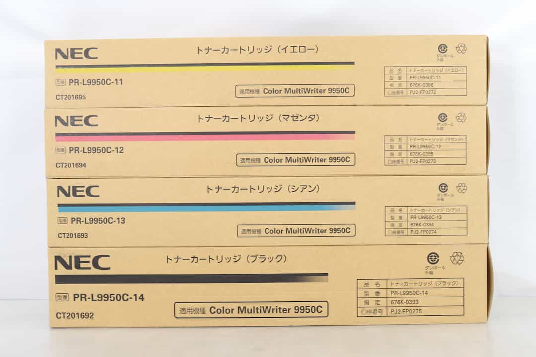 NEC トナーの製造日確認方法のイメージ画像