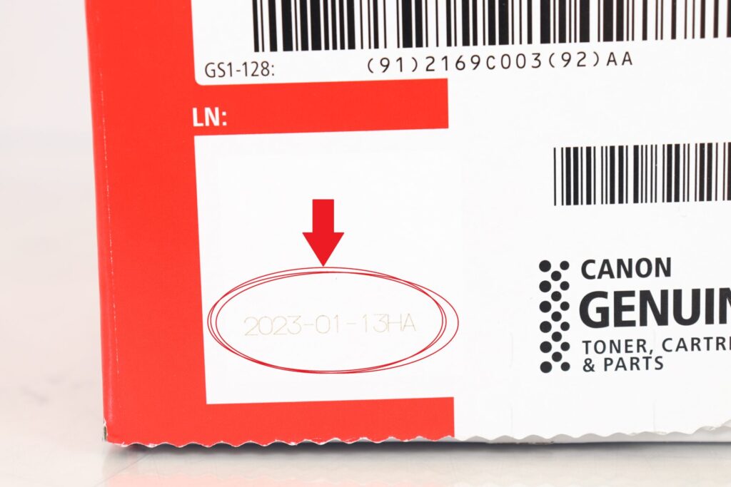 キャノン 051H 製造日3