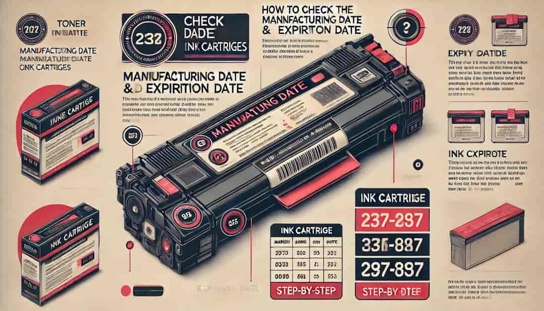 キャノン トナーの製造日確認方法のイメージ画像
