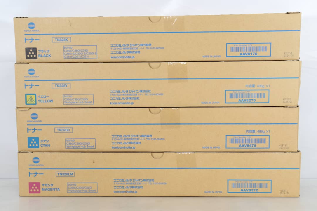 コニカミノルタ トナーの製造日確認方法のイメージ画像