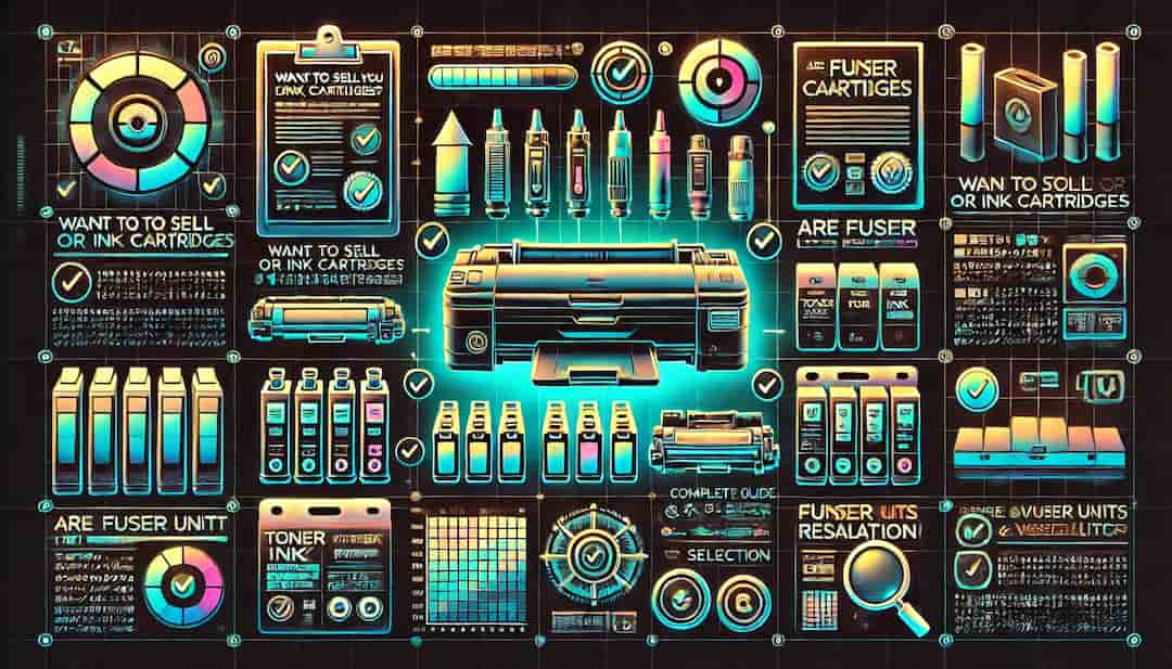 トナーやインクカートリッジを買取に出したい方のイメージ画像