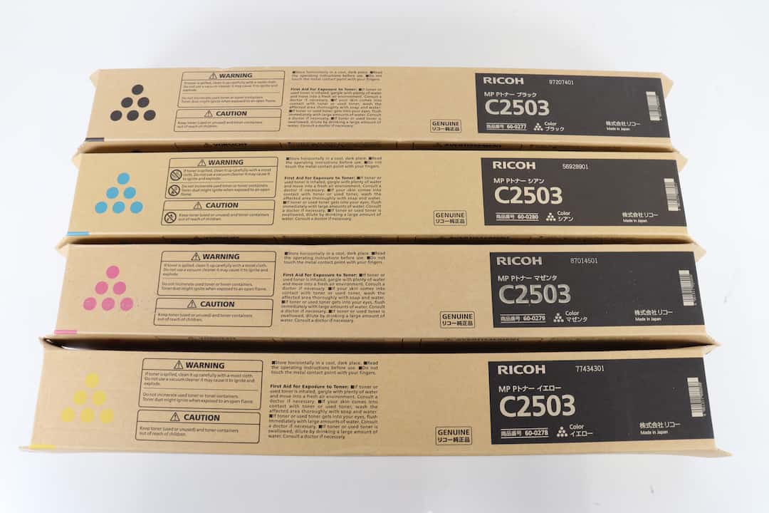 リコー トナーの製造日確認方法のイメージ画像