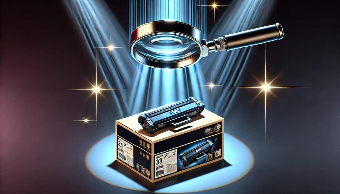 OKI トナー 型番確認方法のイメージ画像