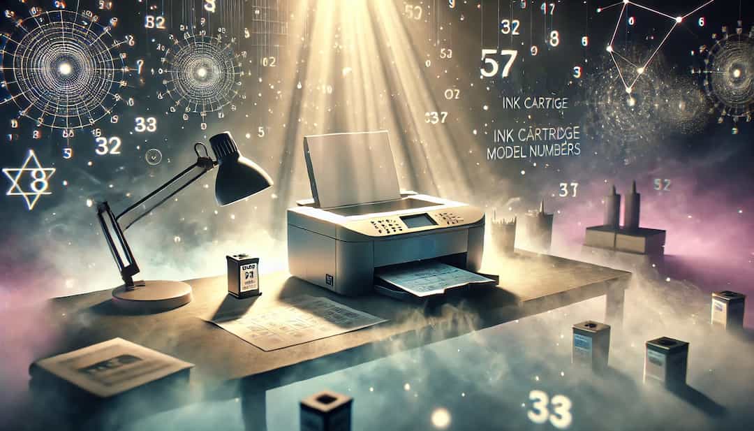 RISO インク 型番確認方法のイメージ画像