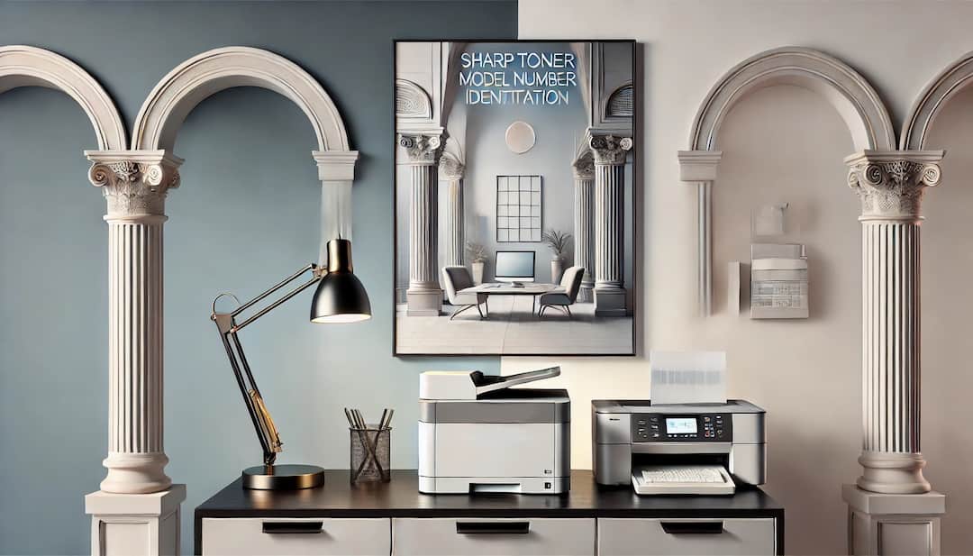 SHARP トナー 型番確認方法のイメージ画像