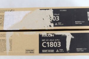 トナーの箱破れの画像