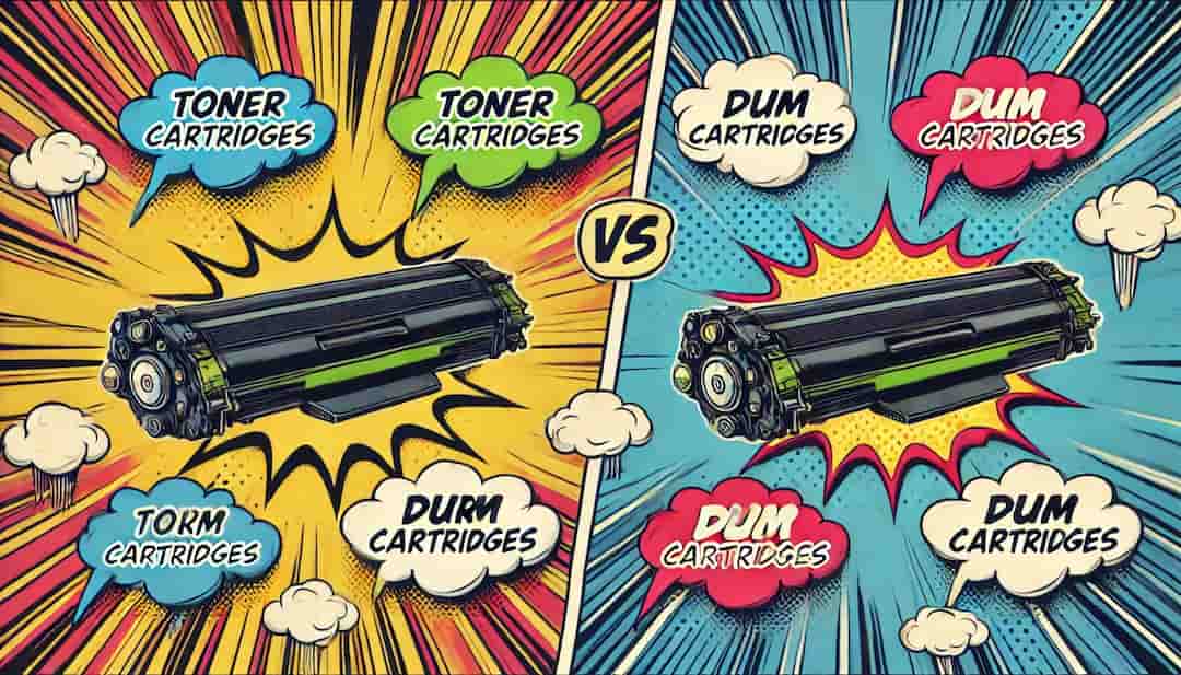 トナーとドラムの違いのイメージ画像
