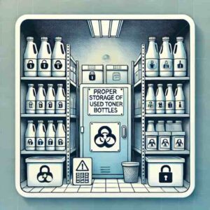 使用済みボトルの保管方法のイメージ画像