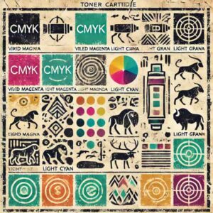 トナーカートリッジの色のまとめのイメージ画像