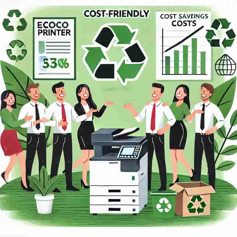 エコ印刷でコスト削減のイメージ画像