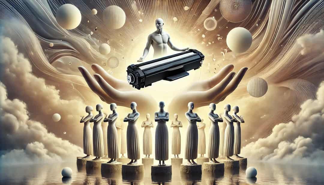 トナーカートリッジを売るまでのプロセスのイメージ画像