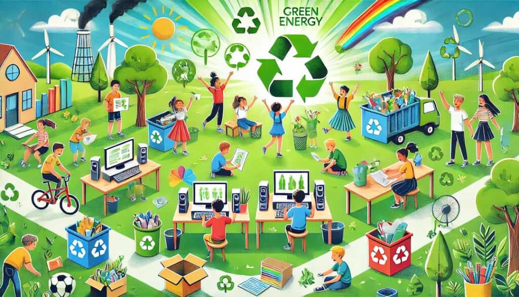 子どもと楽しむエコプリンティングのイメージ画像