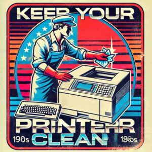 定期的にプリンターをクリーニングするのイメージ画像