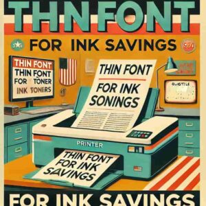 細いフォントを活用のイメージ画像