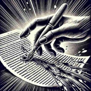 水性インクは擦れに弱いのイメージ画像