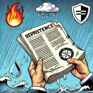 保存時の湿度・温度変化に強いのイメージ画像