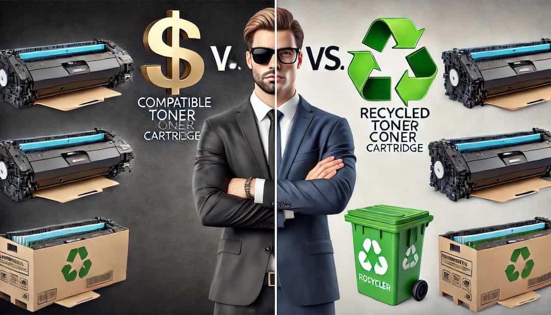 互換トナーとリサイクルトナーのイメージ画像