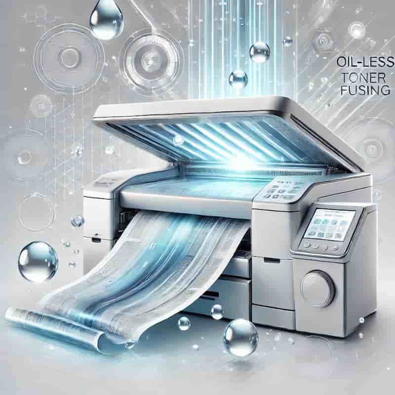 オイルレス定着のイメージ画像