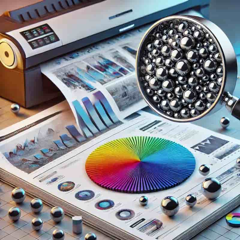 粒子の均一性がもたらす高画質印刷のイメージ画像