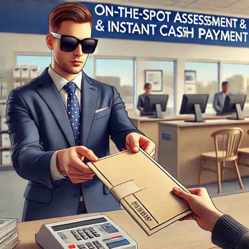 その場で査定と即現金化が可能のイメージ画像