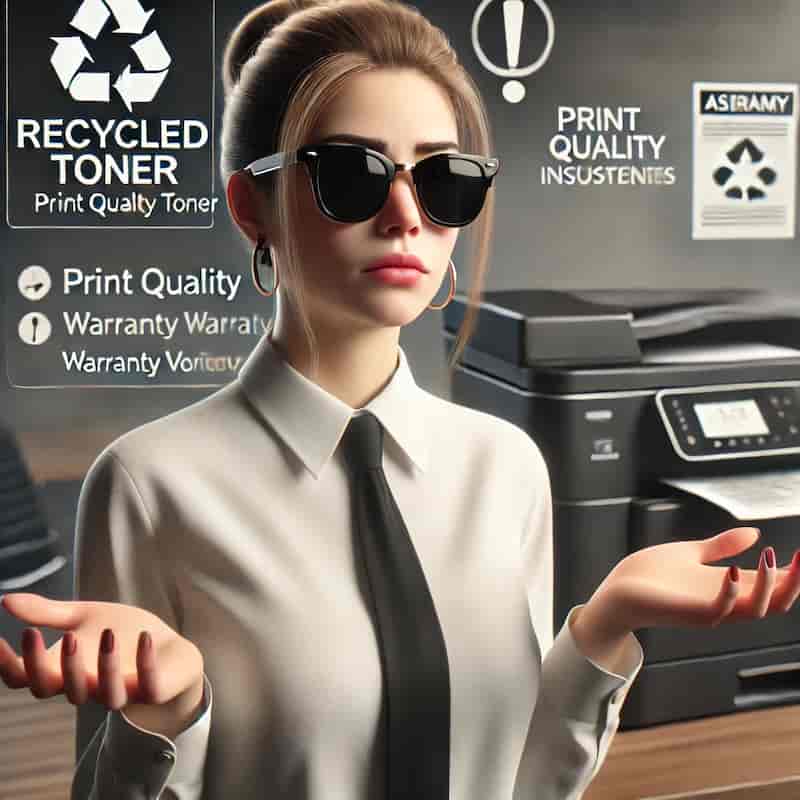 リサイクルトナーのデメリット