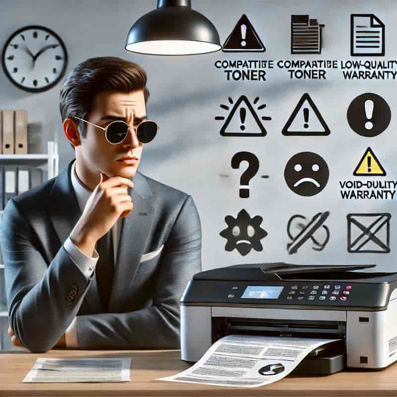 互換トナーのデメリットのイメージ画像