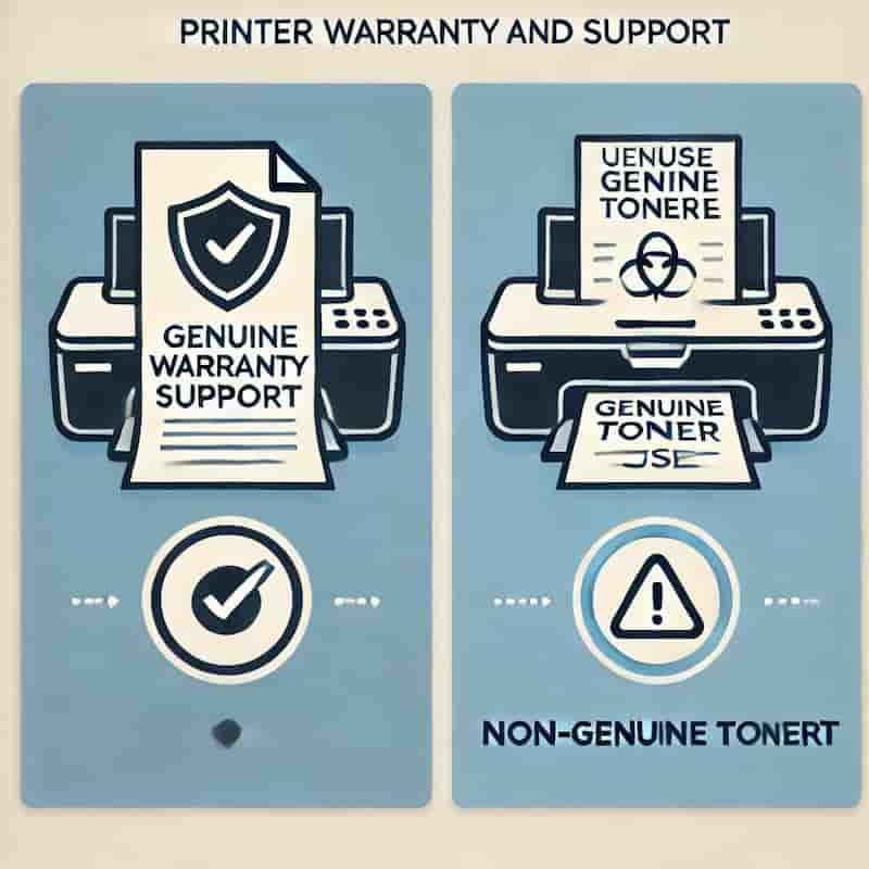 保証やサポートへの対応の違いのイメージ画像