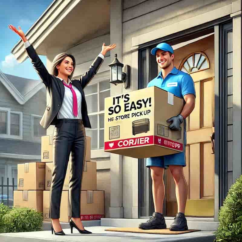 持ち込み不要でラクラク発送のイメージ画像