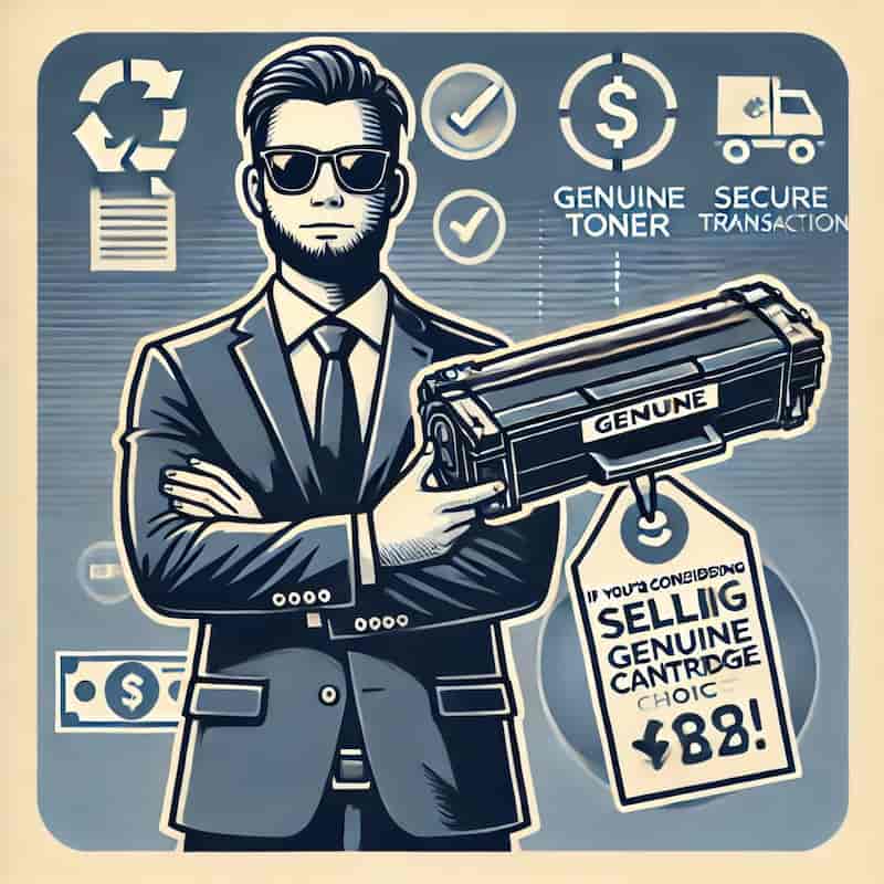 買取なら純正トナーのイメージ画像