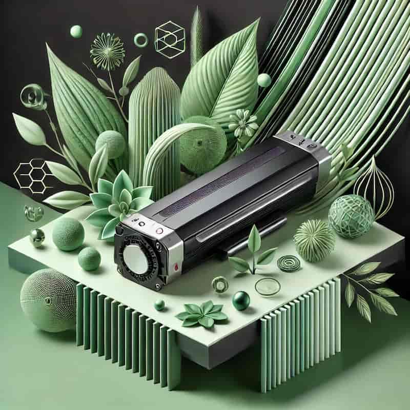 バイオマスプラスチックを使用した環境配慮型トナーのイメージ画像