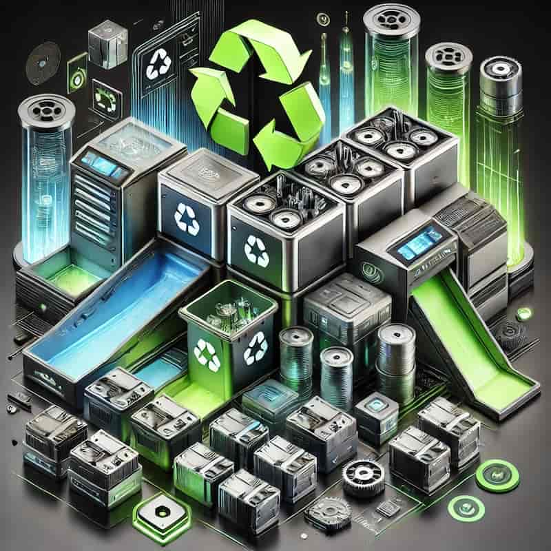 使用済みトナーカートリッジの回収とリサイクルのイメージ画像