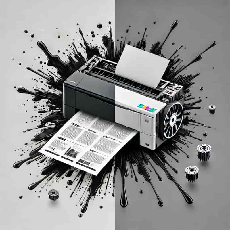 印字品質や故障リスクへの影響のイメージ画像