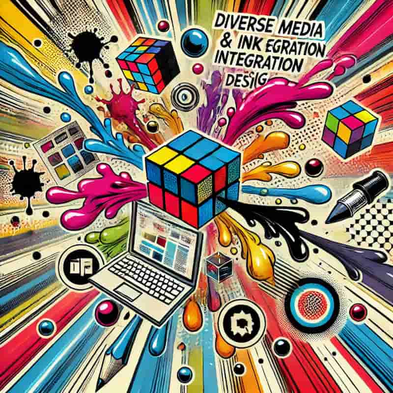 多様なメディア＆インク連携設計のイメージ画像