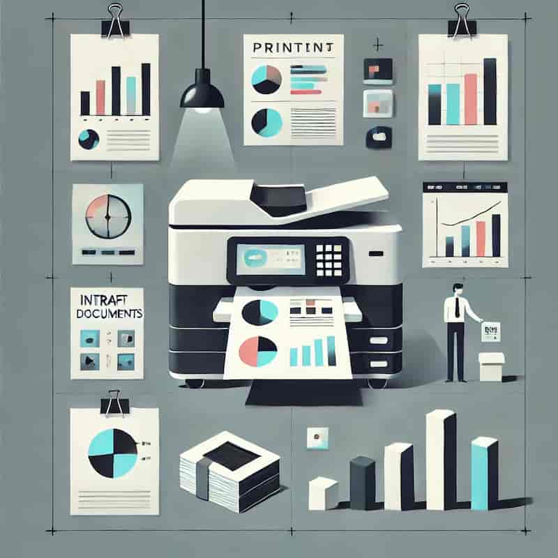 社内資料や確認用印刷に有効のイメージ画像