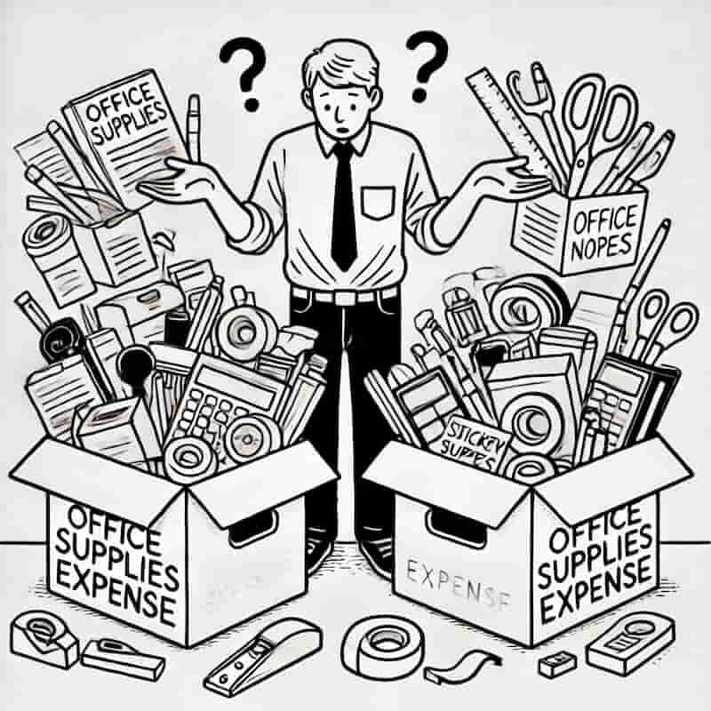 事務用品費との違いのイメージ画像