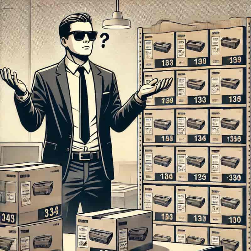 型番の種類が多いのイメージ画像