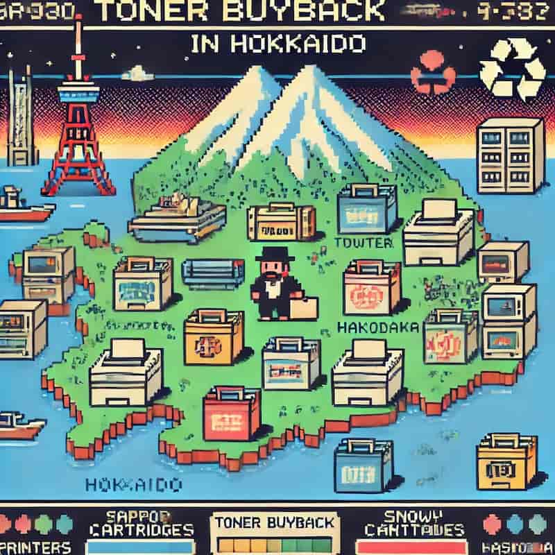 北海道でのトナー買取実績のイメージ画