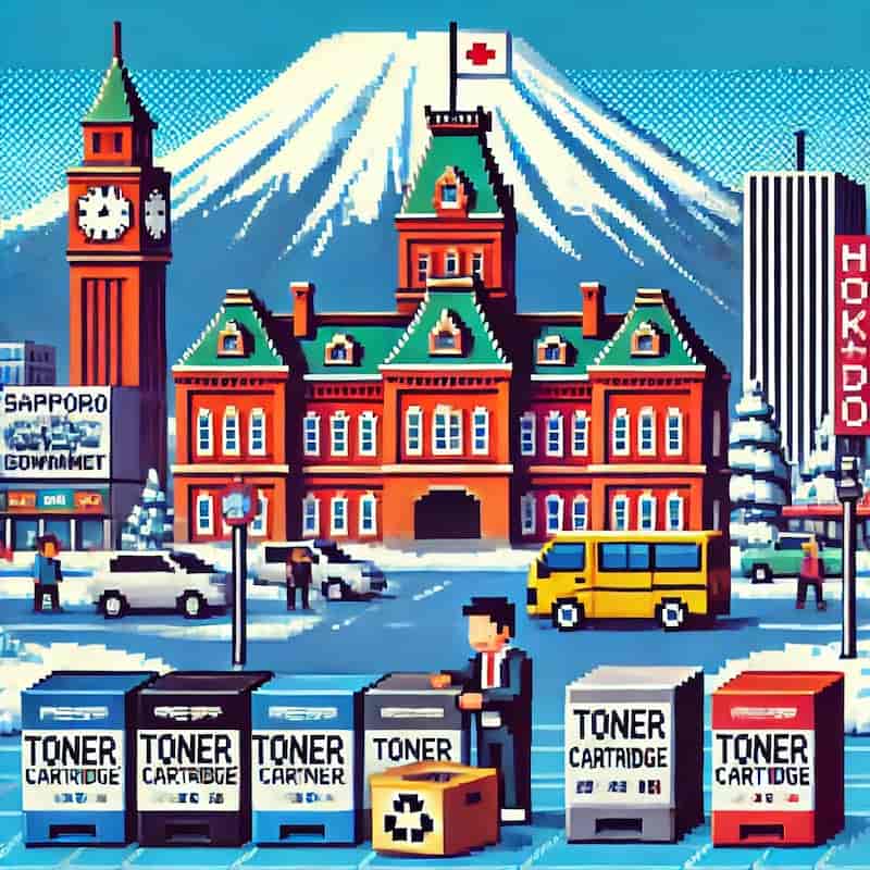 北海道でトナーを売るイメージ画像