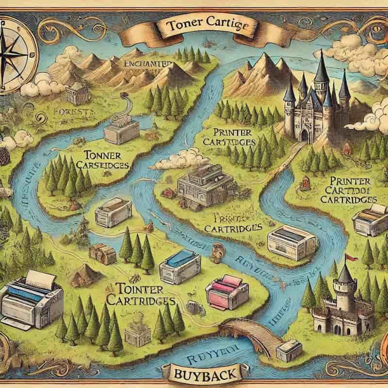 岡山県のトナー買取対応エリアのイメージ画像