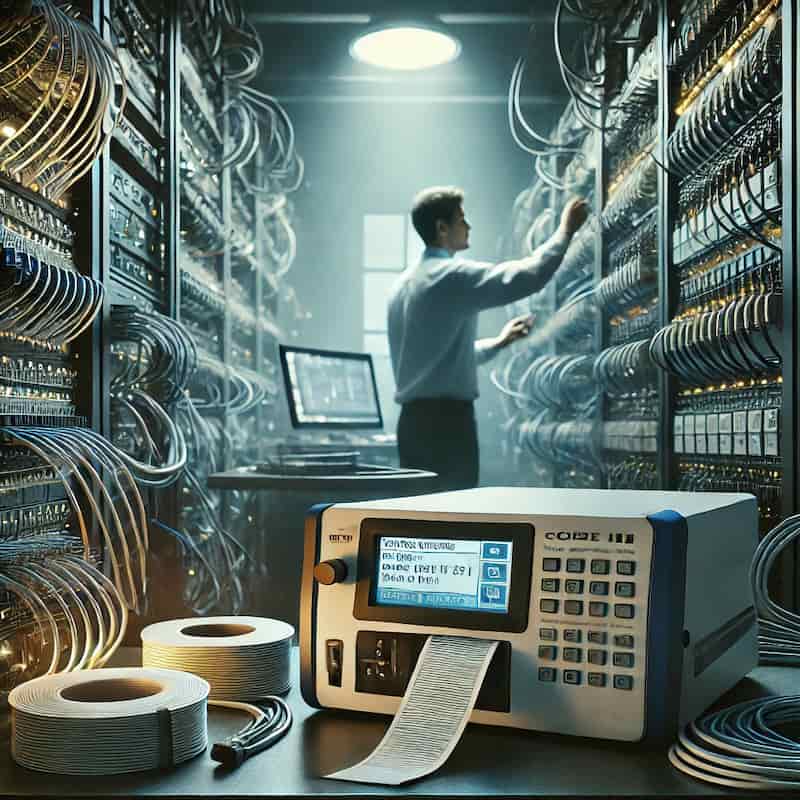 ケーブルIDプリンターの活躍シーンのイメージ画像