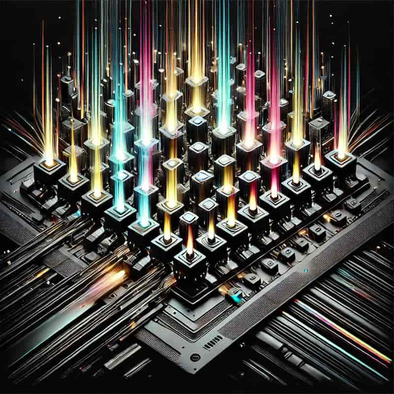 プリントヘッドのノズル数のイメージ画像