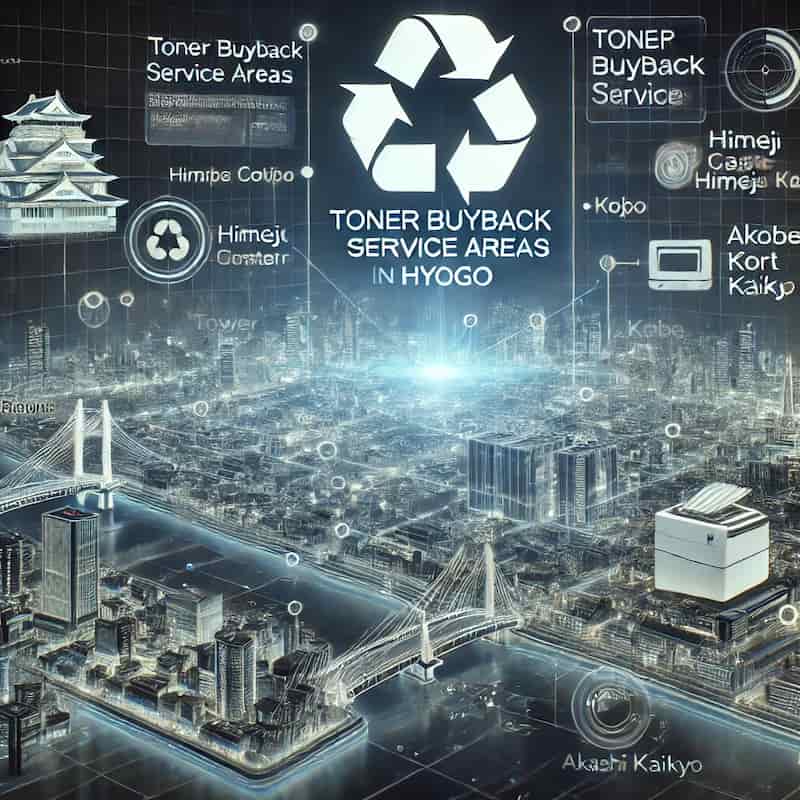 兵庫県のトナー買取対応エリアのイメージ画像