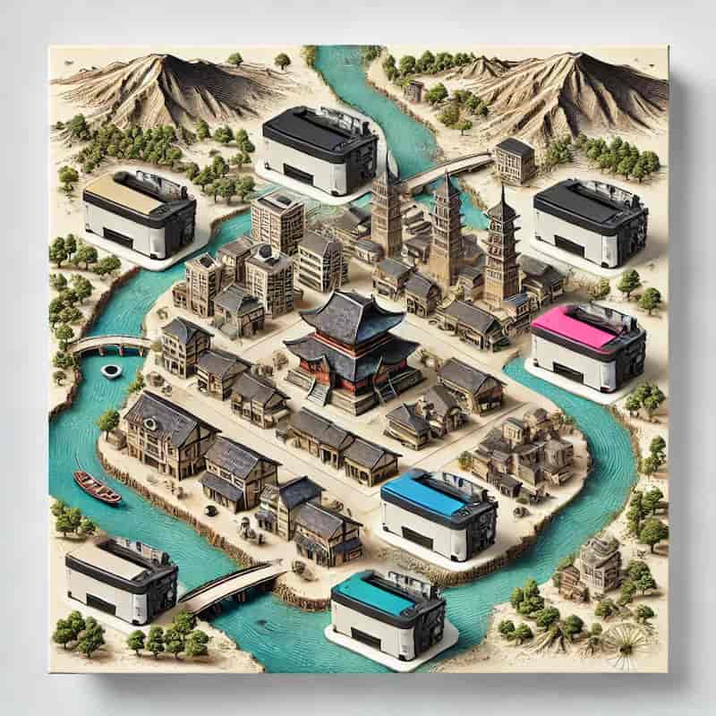 岐阜県のトナー買取対応エリアのイメージ画像