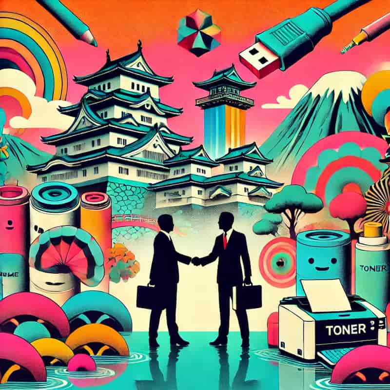 愛媛県でのトナー買取実績のイメージ画像