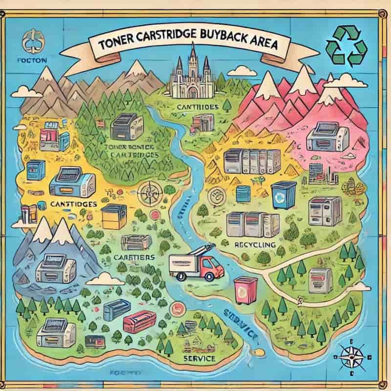 新潟県のトナー買取対応エリアのイメージ画像