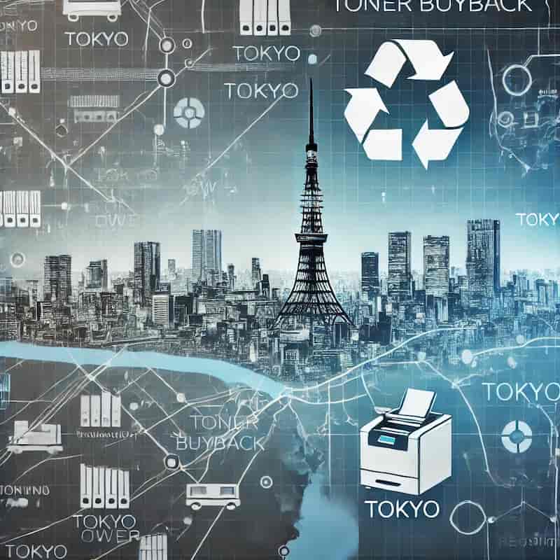 東京都のトナー買取対応エリアのイメージ画像