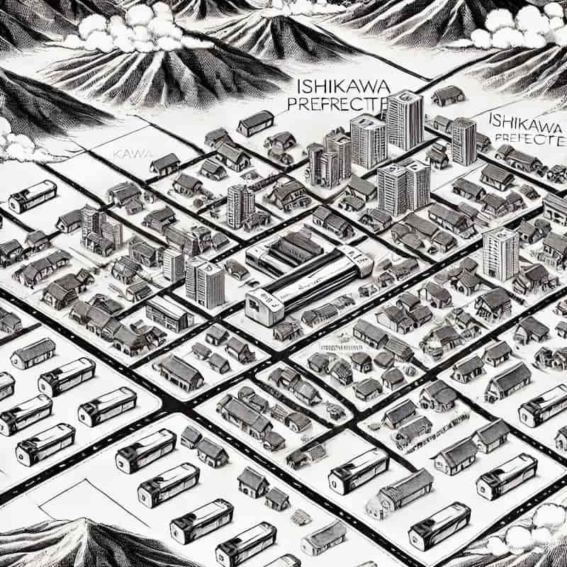 石川県のトナー買取対応エリアのイメージ画像