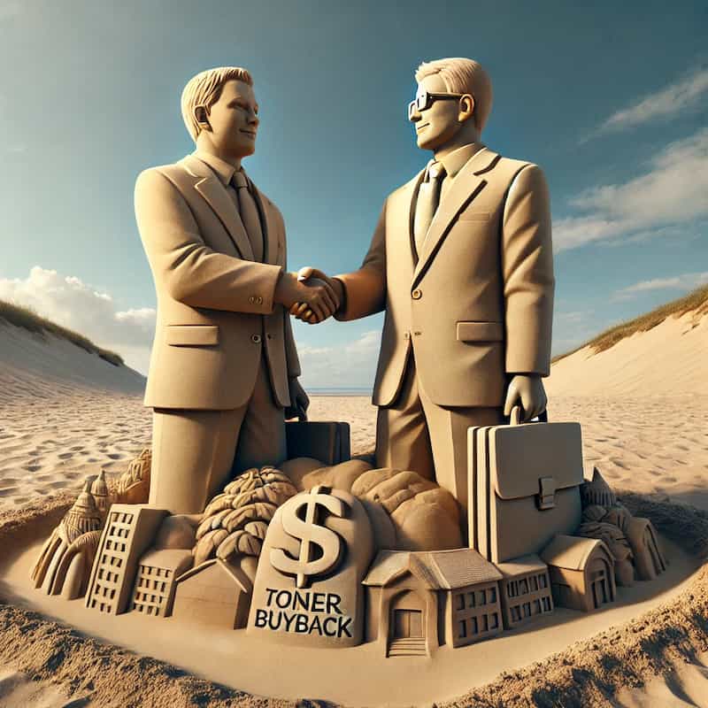 鳥取県でのトナー買取実績のイメージ画像