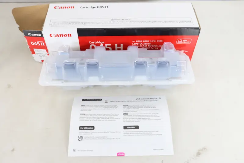 Canon Cartridge 045H 中身