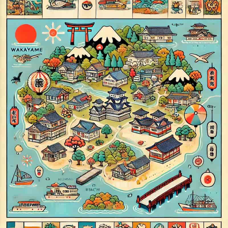 和歌山県のトナー買取対応エリアのイメージ画像